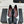 Ballerines plates CC 26S Double C Patchwork Noir Blanc en cuir de vachette 706366