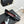 Ballerines plates CC 26S Double C Patchwork Noir Blanc en cuir de vachette 706366