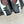 Ballerines plates CC 26S Double C Patchwork Noir Blanc en cuir de vachette 706366