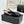 Chanel 26SS Color-Blocked Slingback Black Gray in Deerskin Cowhide 706359