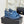 Chanel 26P Double C Rope Wedge Peep Toe Sandals Blue in Denim 706352