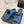 Chanel 26P Double C Rope Wedge Peep Toe Sandals Blue in Denim 706352