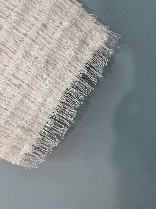 Gilet Chanel blanc en coton-nitrile 282527