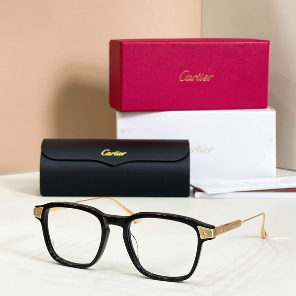 Cartier CT0075S-002 Havana Gold Sunglasses