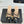 Chanel Double C Bow Chain Slingback Beige Black in Cowhide 717778