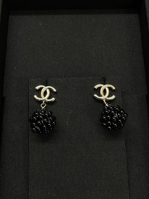 CC Beaded Drop earrings