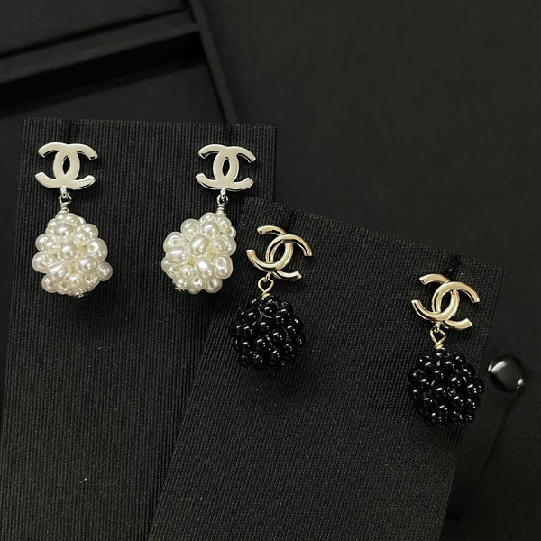CC Beaded Drop earrings