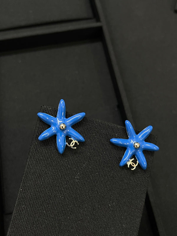 Chanel Starfish Earrings
