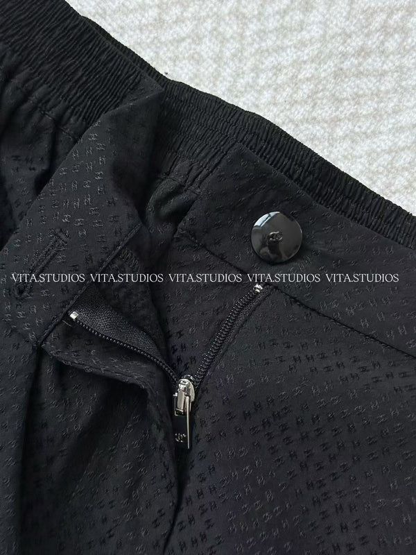 Jupe Sirène Chanel 26 noire en Soie 298865