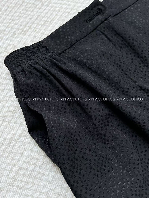 Jupe Sirène Chanel 26 noire en Soie 298865