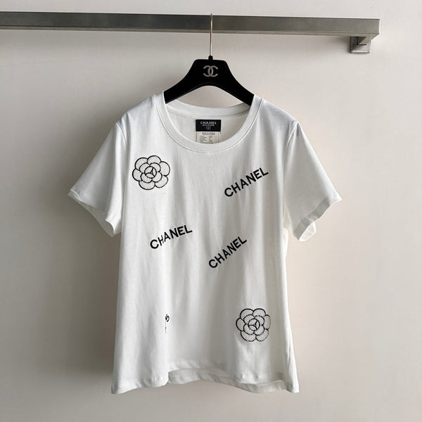 Chanel  T-shirt White in Cotton 306183
