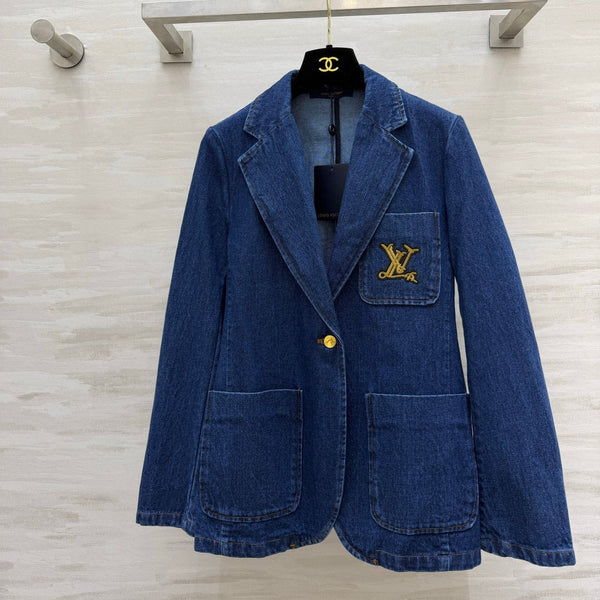 LV 26 Denim Blazer Dark Blue in Denim 308312