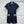LV 26SS Short-Sleeve Dress Denim Patchwork Dark Blue In Cotton 367726