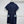 LV 26SS Short-Sleeve Dress Denim Patchwork Dark Blue In Cotton 367726