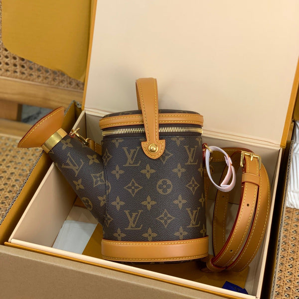 LV Watering Can Bag 25cm Brown in Canvas 152161