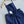Miu Miu Apron-Style Tie-Waist Dress Blue in Cotton 372502