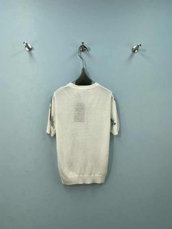 Gucci Short-sleeve Top White in Wool 323131