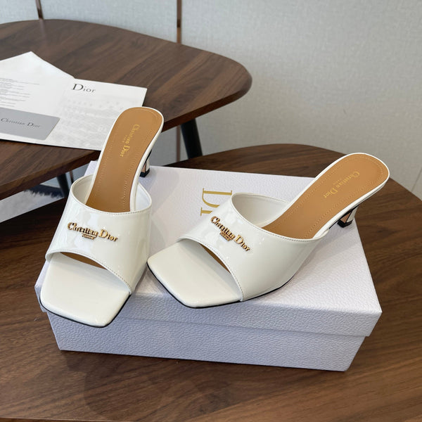 Dior 26 Sandal 70mm White in Cowhide 727964