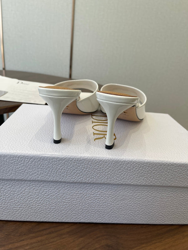 Dior 26 Sandal 70mm White in Cowhide 727964