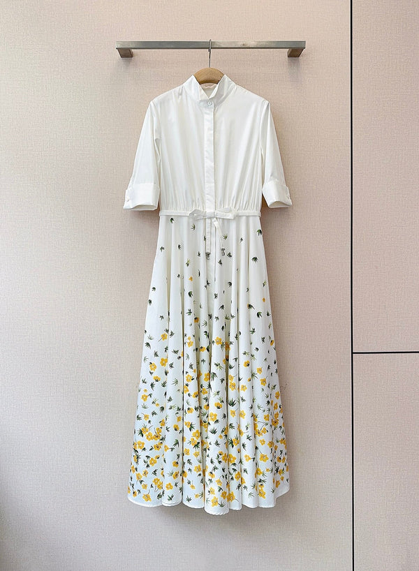 Dior Dress White in Cotton 374083