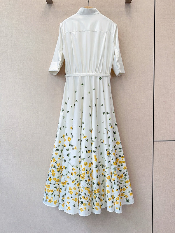 Dior Dress White in Cotton 374083