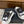Chanel 26 Mules Décontractées Noir Blanc en Tissu 729327