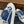 Chanel 26 Mules Casual Blue in Fabric 729326