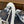 Chanel 26 Mules Décontractées Grises Blanches en Tissu 729325