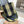 Burberry 26 Check Slippers Green Black in Cotton Linen 729728