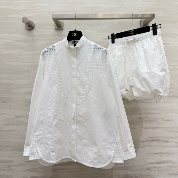 Moncler 26 Summer White Moonlight Set in 375525