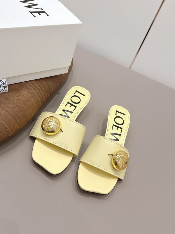 Sandales Loewe 26 en agneau jaune clair 45 738734