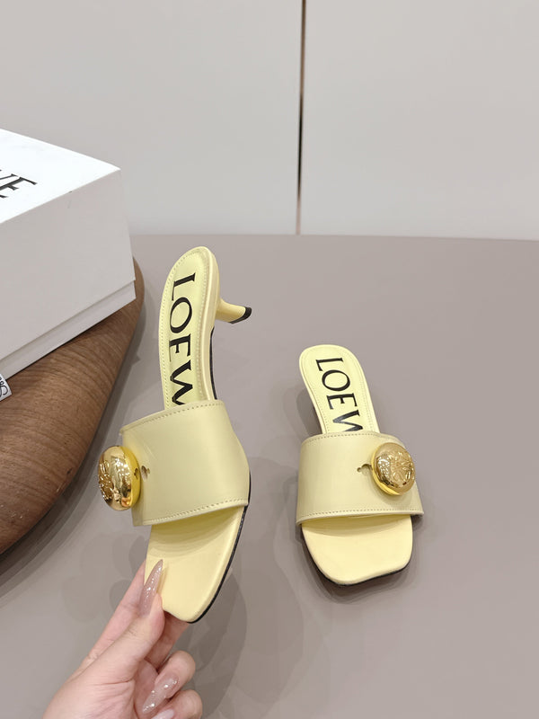 Sandales Loewe 26 en agneau jaune clair 45 738734
