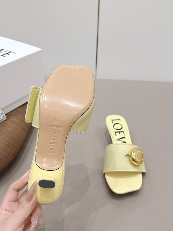 Sandales Loewe 26 en agneau jaune clair 45 738734