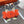 Sandales plates bout ouvert Hermes H-Style orange en fourrure de vison 739515