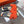 Sandales plates bout ouvert Hermes H-Style orange en fourrure de vison 739515