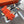 Sandales plates bout ouvert Hermes H-Style orange en fourrure de vison 739515