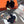 Sandales plates à bout ouvert Hermes H-Style en fourrure de vison noire 739513
