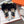 Sandales plates à bout ouvert Hermes H-Style en fourrure de vison noire 739513