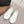 Chanel 26 Round Toe Color Block White in Canvas 739430
