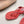 Gucci 26 Round Toe Flip-Flops 60 Red in Jacquard Fabric 739376