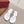 Gucci 26 Round Toe Flip-Flops 60 White in Sheepskin 739372