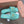 Miu Sandal Turquoise Matelassé Leather 739553