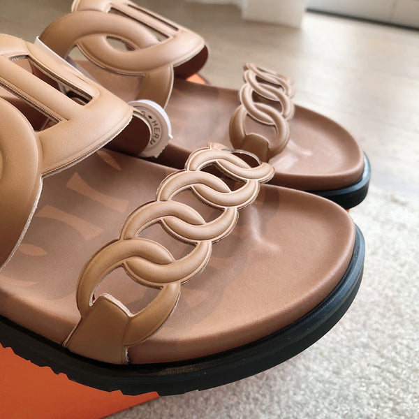 HM  Extra Sandal Brown in Cowhide 743959