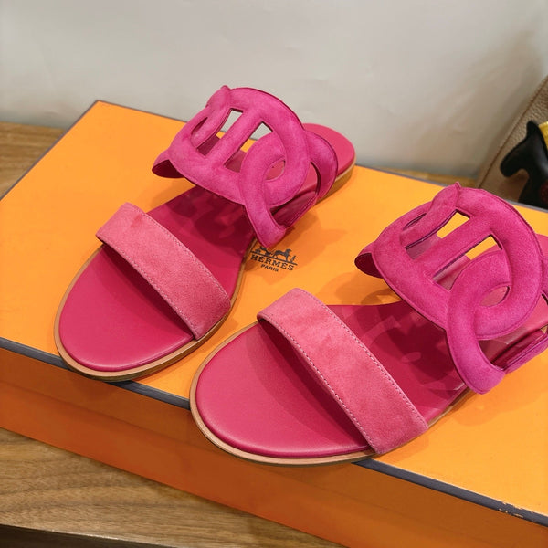 HM Sandale Rose en Daim 743982