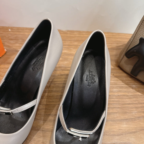 HM 26 Majeste 85 Pump Gray in Cowhide 744009