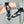 Miu 26 Ballet Flat Black in Brushed Fabric 747429