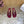 Loew Pebble Soft Sandal 55 Burgundy in Sheepskin 749420