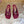 Loew Pebble Soft Sandal 55 Burgundy in Sheepskin 749420