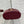CD Bow-embellished Cosmetic Bag 17.5 Burgundy in Lambskin 286416