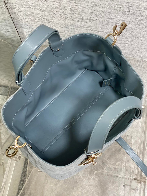 CD Toujours Vertical 28,5 cm bleu clair en suède 286497